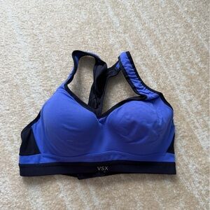 VSX Vibrant Blue and Black Sports Bra